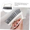 KAILIKETIY 2pc Bathroom Brush Shoes Brush Cleaning for Sink Tub Floor Detailing Clothes Washing Handle view 3