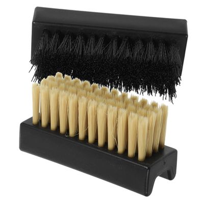 GALPADA 2pcs Soft and Hard Bristle Laundry Brush and Shoe Scrubber Set with Plastic Handle for Household Clothing and Shoe Cleaning