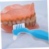 CTIRCHIU 5pcs Clean Denture Brush Elderly False Teeth Toothbrush Hard Bristle Tool for Dental Care Removal Compact Travel view 4