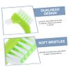 Beaupretty 5pcs Denture Cleaning Brush for Elderly Soft Bristles Dual Head Design for Oral Care and Travel view 3