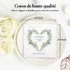 100Pcs Personalised Napkins for Weddings, Custom 5x5 Cocktail Napkins with Name&Date, Wedding Table Decor for Engagement Party, Anniversary Date (20) view 4