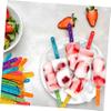 Ipetboom 100pcs Ice Cream Sticks Sticks for Crafts for Home DIY for Cakesicles and Ice Supplies view 2