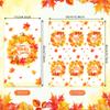 100 Pcs Thankgiving Napkins, Autumn Maple Leaf Disposable Hand Towels for Bathroom Decorative Thanksgiving Dinner Napkins for Harvest Party, Kitchen, Thanksgiving Dinner, Fall Weddings, Daily Use view 2