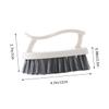 VILLFUL 2Pc Durable Washing Brush with Sturdy Handle for Shoes Kitchen and Bathroom Cleaning Dense Bristles for Stubborn Stains Removal Reusable Household Tool view 2