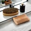 Beard Comb and Brush Set, Mustache Grooming Kit for Men, Travel-Friendly Barber Styling Accessories for Daily Home Use, Post-Shower, & Pre-Haircut Beards Preparation view 3