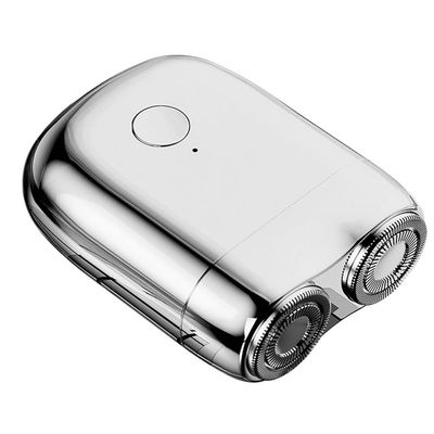 Huudngeje Electroplating Electric Shaver Washable Rechargeable Portable Mini Magnetic Portable