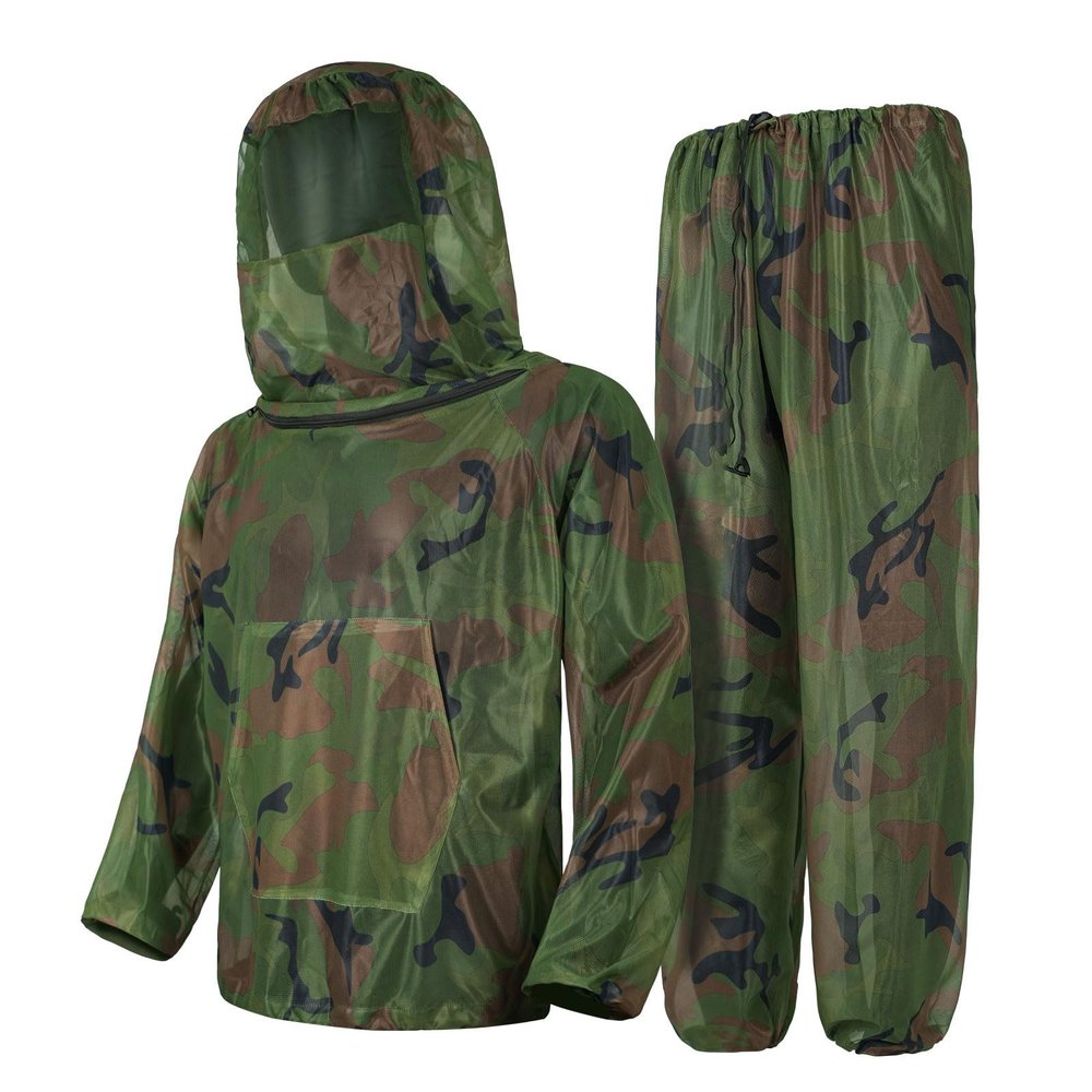 BHGLUZGBY Mosquito Suits Net Bug Pants and Jacket Hood Sets for Fishing Hiking Camping Gardening Outdoor Protection-E||XL/XXL(175-185CM)