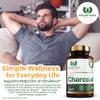Royal Oak Health High Strength 450mg Steam Activated Coconut Charcoal Capsules | 2 Month Supply | Natural Detox & Gas Relief | 60 Vegan Capsules | UK Made view 4