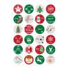 240x Christmas Countdown Advent Calendar Number Sticker Package Seal Label Countdown Calendar Tear Off view 1