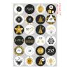 240x Christmas Countdown Advent Calendar Number Sticker Package Seal Label Countdown Calendar Tear Off view 3