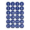 240x Christmas Countdown Advent Calendar Number Sticker Package Seal Label Countdown Calendar Tear Off view 4