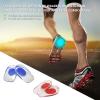 TARSHYRY Silicone Gel Heel Pads Shoe Inserts Soft Anti-Slip Foot Pain Relief Insoles for Women and Men Blue Red Small Large view 3