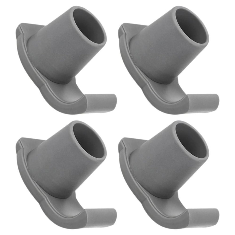 Veemoon 4Pcs Walker Ski Glides Nonstick Walker Feet Coasters Lightweight TPR and PP Material for 1-1/8 Inch Diameter Poles Providing Stability and Smooth Glide for Canes