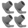 Veemoon 4Pcs Walker Ski Glides Nonstick Walker Feet Coasters Lightweight TPR and PP Material for 1-1/8 Inch Diameter Poles Providing Stability and Smooth Glide for Canes view 1