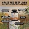 Beef Liver Capsules for Men & Women | 1000mg Freeze-Dried | 240 Capsules | 120-Day Supply | Natural Iron, Energy & Nutrient Support creatine view 2