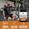 Beef Liver Capsules for Men & Women | 1000mg Freeze-Dried | 240 Capsules | 120-Day Supply | Natural Iron, Energy & Nutrient Support creatine view 3