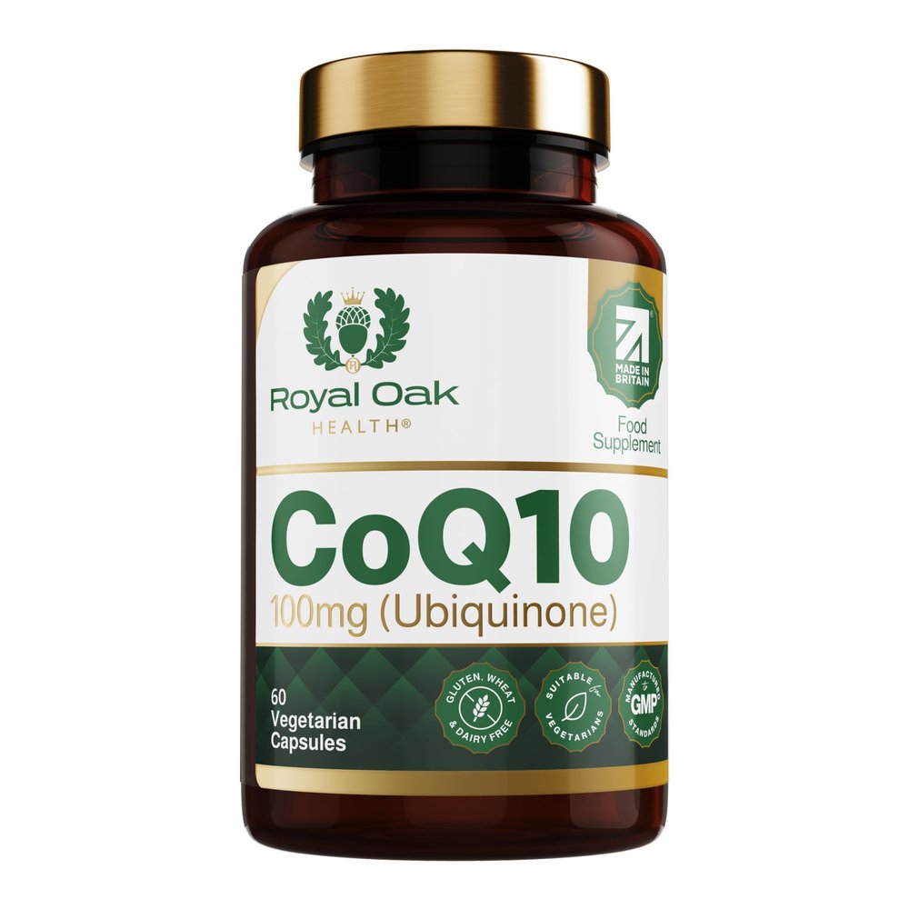 Royal Oak Health CoQ10 100mg Vegan Capsules - 2 Month Supply, Made in the UK