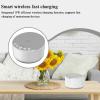 Speaker Charging Station, 15 W Wireless Charger Holder for Smartphone, Sleeping Sound, Sound Machine for Travel, Camping, Hotel, Bedroom, Study Room view 2