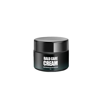 Bald Cream, Scalp Care Cream, After Shaving Care, Natural Anti-Shine Effect, Fights Skin Irritation and Shaving Burn, Skin Cream Men, Has a Matting Effect (1 Piece, 1)