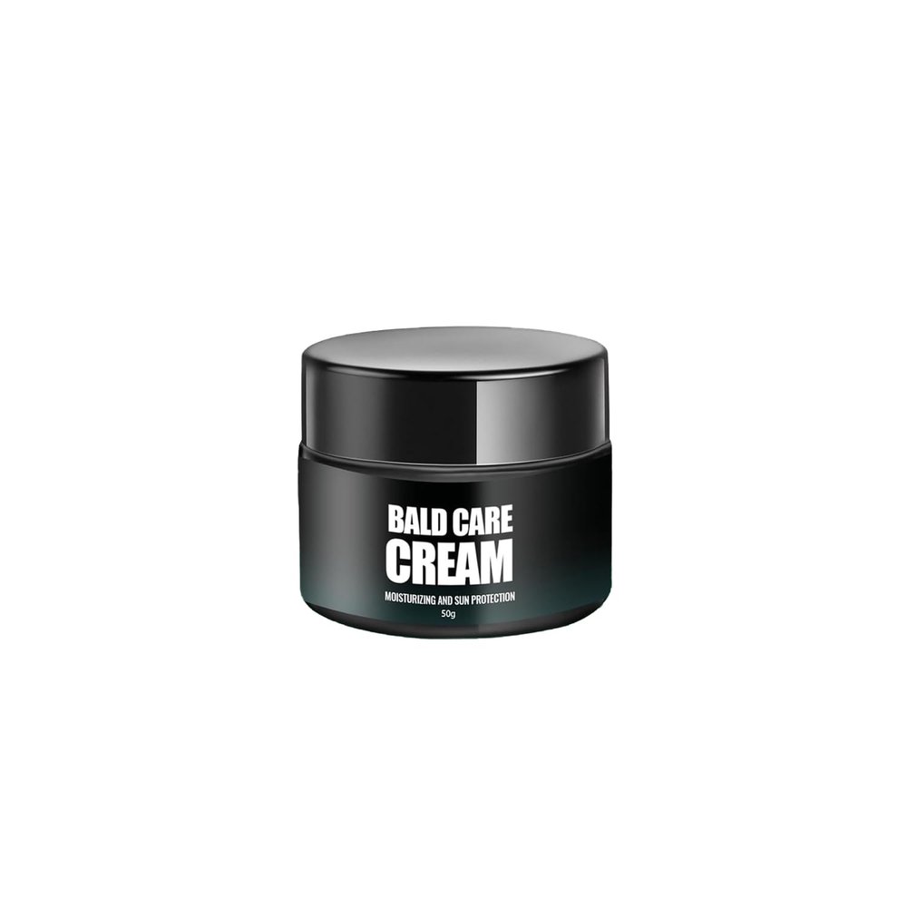 Bald Cream, Scalp Care Cream, After Shaving Care, Natural Anti-Shine Effect, Fights Skin Irritation and Shaving Burn, Skin Cream Men, Has a Matting Effect (1 Piece, 1)