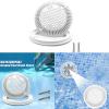 8Inch Round Pool Drain Covers Set Main Drain Suction Covers Pool Maintenance Accessory Texture For Concrete Pools Swimming Pool Part view 2