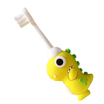 Soft Toothbrush for Kids - Training Brush, Kids Tool | Bristle Toothbrush for with Safe Grip, Cute Dinosaur Design, Idea