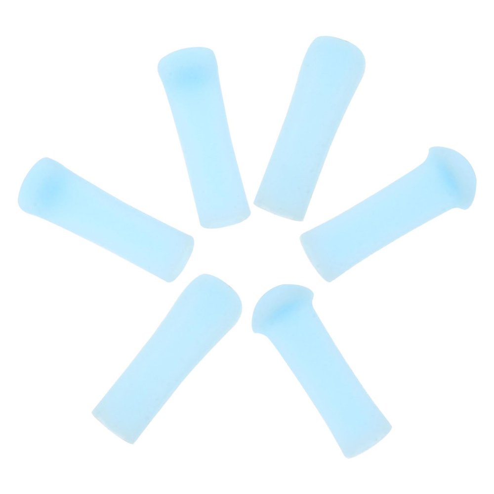 OATIPHO 6pcs Visible Ear Wax Spoon Tips Set Silicone Soft Replaceable Ear Wax Removal Tools Suitable for Adults and Boys and Girls