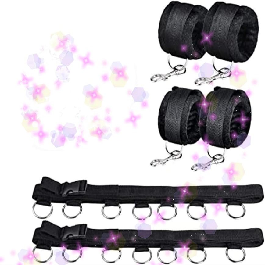 Bdsm Strap Adjustable Linear Indoor Sports Bedside Fixed Multi Functional Black Comfortable Nylon Strap, Bedhead Strap, Couple Gift - D12