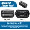 21B Series 3 Replacement Head Compatible with All Br*un S3 Shaver, Razor Foils S3 Replacement Head, Electric Shaver Foils and Cutter for 3010s,3040s,3080s,310s,320S,330S,340S, 380S,3000s view 2