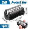 32B Series 3 Replacement Head Compatible with All Br*un S3 Shaver, S3 32B Foil & Cutter Razor Heads, Wet and Dry Electric Shaver Foils for 3010s,3040s,3080s,310s,320S,330S,340S, 380S view 3