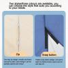 YAOHY Bed Pads Washable Waterproof Protector Incontinence Waterproof Pads For Bed Washable For Unisex Incontinence Bed Pads Washable(M,Brown-Button) view 2