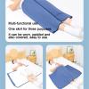 YAOHY Bed Pads Washable Waterproof Protector Incontinence Waterproof Pads For Bed Washable For Unisex Incontinence Bed Pads Washable(M,Brown-Button) view 3