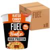 FUEL10K Katsu Curry High Protein Instant Noodles Pot, 20g Protein Meal or Snack, Ready in 4 Minutes, 87g (Pack of 8) view 1