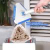Uhngw Wall Cleaning Mop | 360 Degree Rotatable Triangular Cleaning Mop with 4 Pads | 47 Inch Handle Multipurpose Scrubber for Hardwood Tile Baseboard view 3