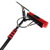 12-36ft Window Cleaning Pole, Water Fed Telescopic Brush, Extendable Solar Panel Cleaning Brush Outdoor Washing Equipment Tool Cleaning Brush Can Spray Water,6m/20ft view 1
