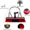 12-36ft Window Cleaning Pole, Water Fed Telescopic Brush, Extendable Solar Panel Cleaning Brush Outdoor Washing Equipment Tool Cleaning Brush Can Spray Water,6m/20ft view 3