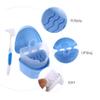 GANAZONO Denture Box for Denture Cleaning Storage Case Bath Soaking Container Strainer view 2
