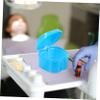GANAZONO Denture Box for Denture Cleaning Storage Case Bath Soaking Container Strainer view 3