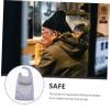 VALICLUD Waterproof Easy to Put and Take Adult Bib Large with Tpu and Polyester Material Reusable Sturdy Dinner Bib for Eating for Elderly and Adults view 3