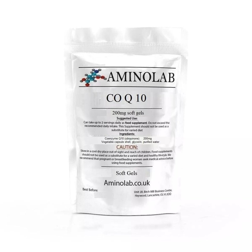 Aminolab - CO Enzyme Q10 (COQ10) 200mg 30 Capsules