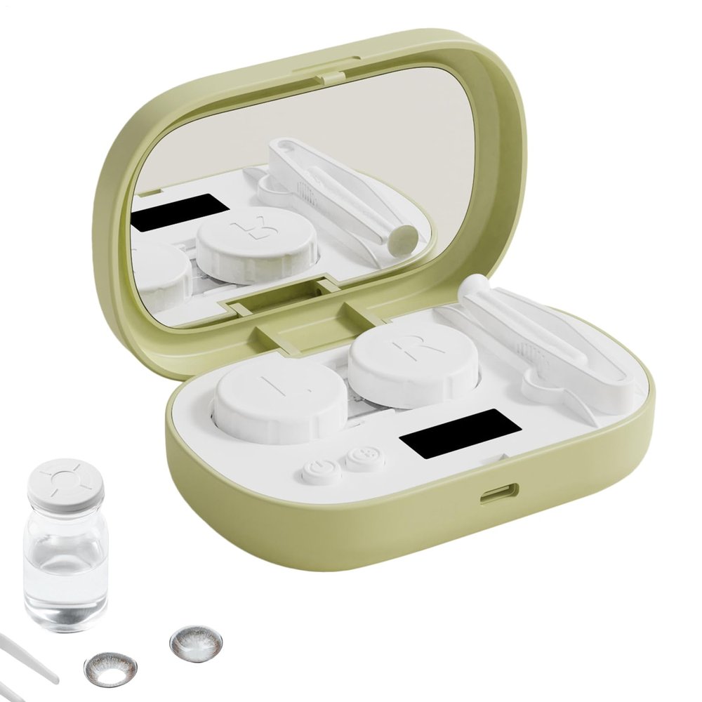 Soft Lens Cleaner Machine Rechargeable Intelligent 5-Mode LED Display