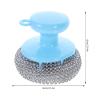 Veemoon 5sets Metal Scrubber Kitchen Wire Brush for Pots Pans Dish Cleaning Brush Handle Home Use view 2