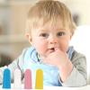 BESTYASH 4pcs Silicone Baby Finger Toothbrush Set for Infant Oral Care with Soft Bristles Fits Adult Fingers Reusable Gentle Cleaning Tool for Home and Travel Random Color view 4