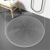 HAGJII Bathroom Non Slip Pad Extra-Large Foot Scrubber in Shower Exfoliating Shower Foot Scrubber Mat Back Cleaning Pad for Use in Cleaner Men and Women Foot Massage Pad(Grey) view 2