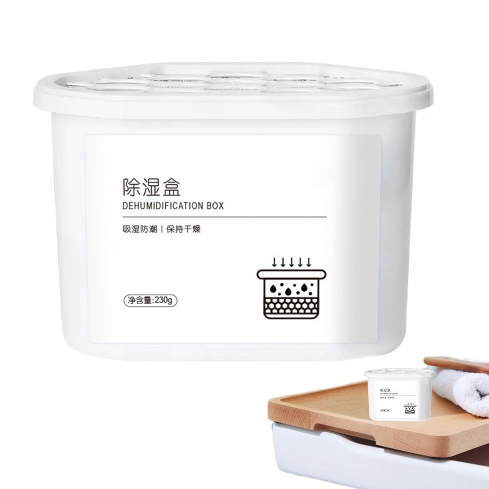 Humidity Absorber - Dehumidifier Moisture Absorber | Efficient Portable Long Lasting Damp Eliminator for Car Furniture Bathroom Workplace Kitchen Dampness Reduction Closet Cabinet