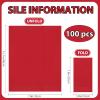 100 Pcs Red Paper Napkins Disposable - Red Guest Dinner Napkins for Bathroom Wedding Birthday Anniversary Christmas Party view 2