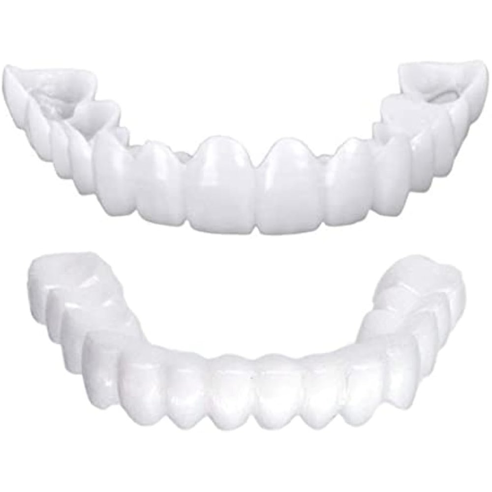 2pcs Instant Veneers Dentures-Snap on Smile Teeth Covering-Whitening Veneers Teeth Repair Kit