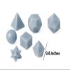 Natural Crystal Platonic Solid 7 Geometry Set Sacred Geometry Chakra Crystals for Meditation, Reiki, Healing & Dcor Crystal Energy Shapes for Spiritual Balance (Angelite) view 3