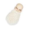 Long Curly Wizard Beard With Elastic Band Novelty Facials Hair Halloween Fake Beard Mustache For Cosplay Party Supplies Halloween Fake Beard