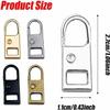 KYUEPONG Zipper Pulls,Zipper Pull, 5 Pcs Zipper Universal Instant Fix Zipper Repair Kit Replacement Zip Slider for DIY Tool(5 Pcs Gun Color) view 4